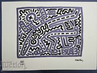 Λιθογραφία Keith Haring 50x70 cm