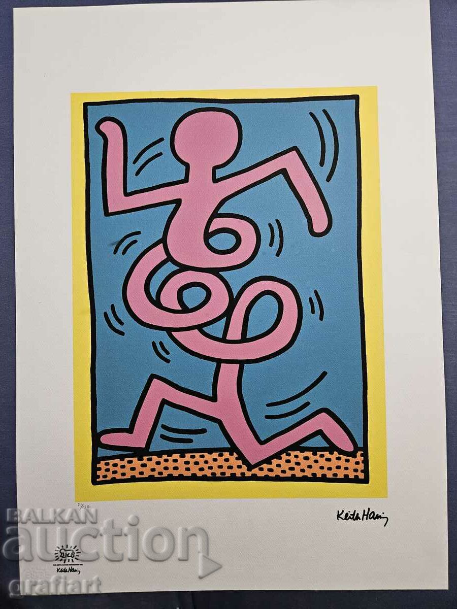 Λιθογραφία Keith Haring 50x70 cm