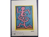 Keith Haring lithograph 50x70 cm