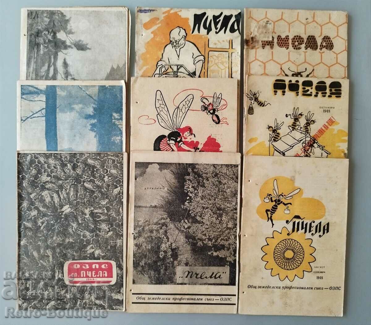 "Bee" magazine, 1948 - 9 issues.