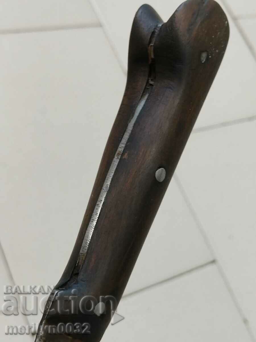 Old hand-forged knife chereni buffalo horn karakulak blade - 7 Old hand-forged knife chereni buffalo horn karakulak blade - 7