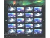 Clean Stamps in sheet Aurora (Northern) Lights 2007 from USA