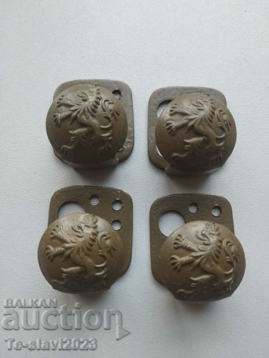 ROYAL Military Belt CARRIERS, buttons - Regatul Bulgariei