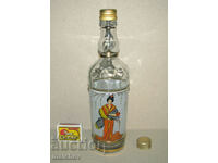 Old bottle 0.5L factory hand decoration Japanese, excellent