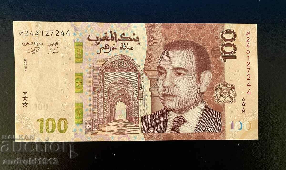 MOROCCO - 100 DIRHAM 2023, P-81, UNC