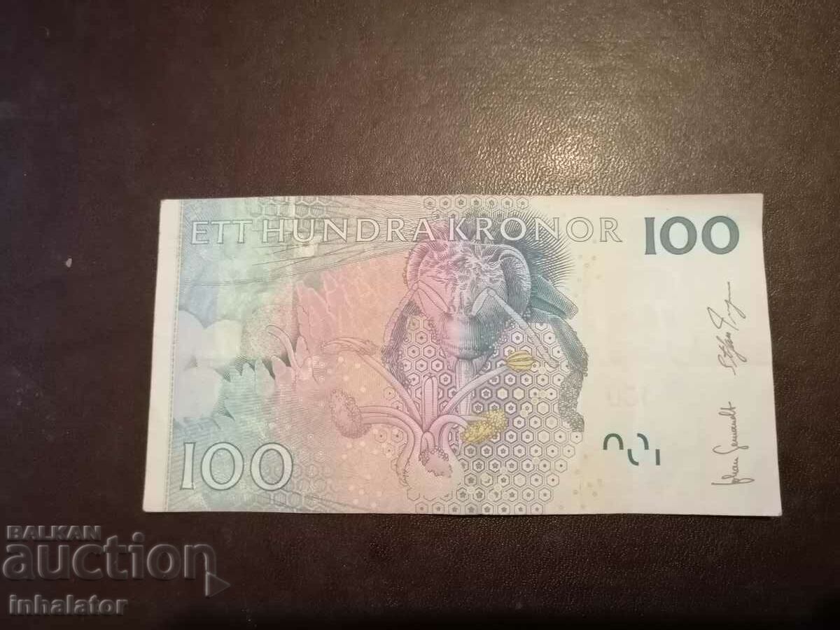 100 kroner Sweden Bee