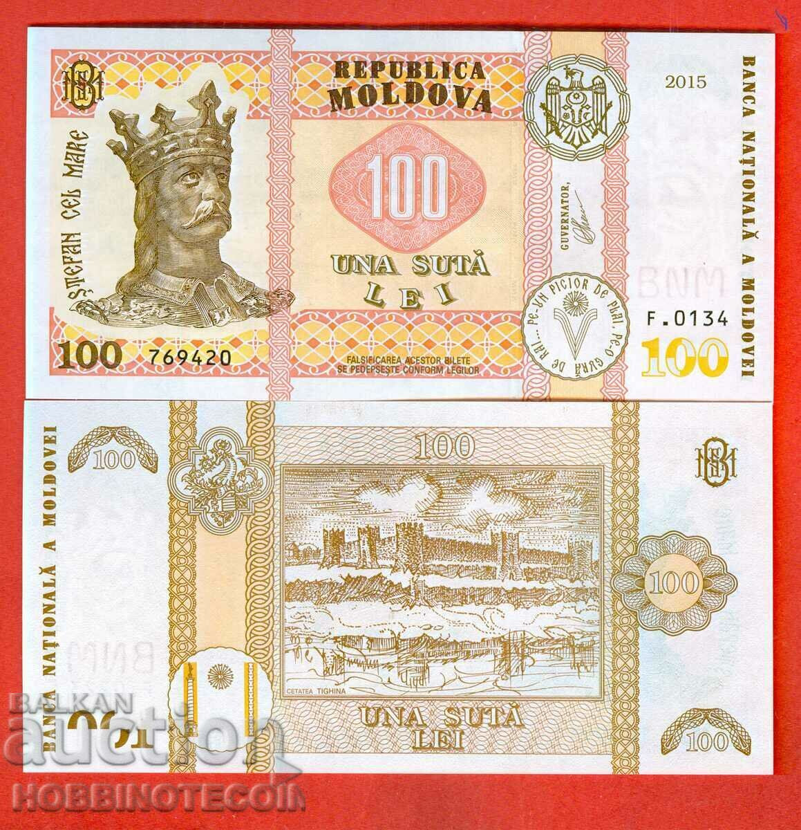 MOLDOVA MOLDOVA 100 Lei τεύχος τεύχος 2015 NEW UNC