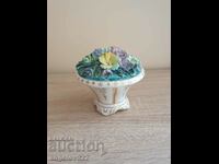 Spanish porcelain bowl with lid!