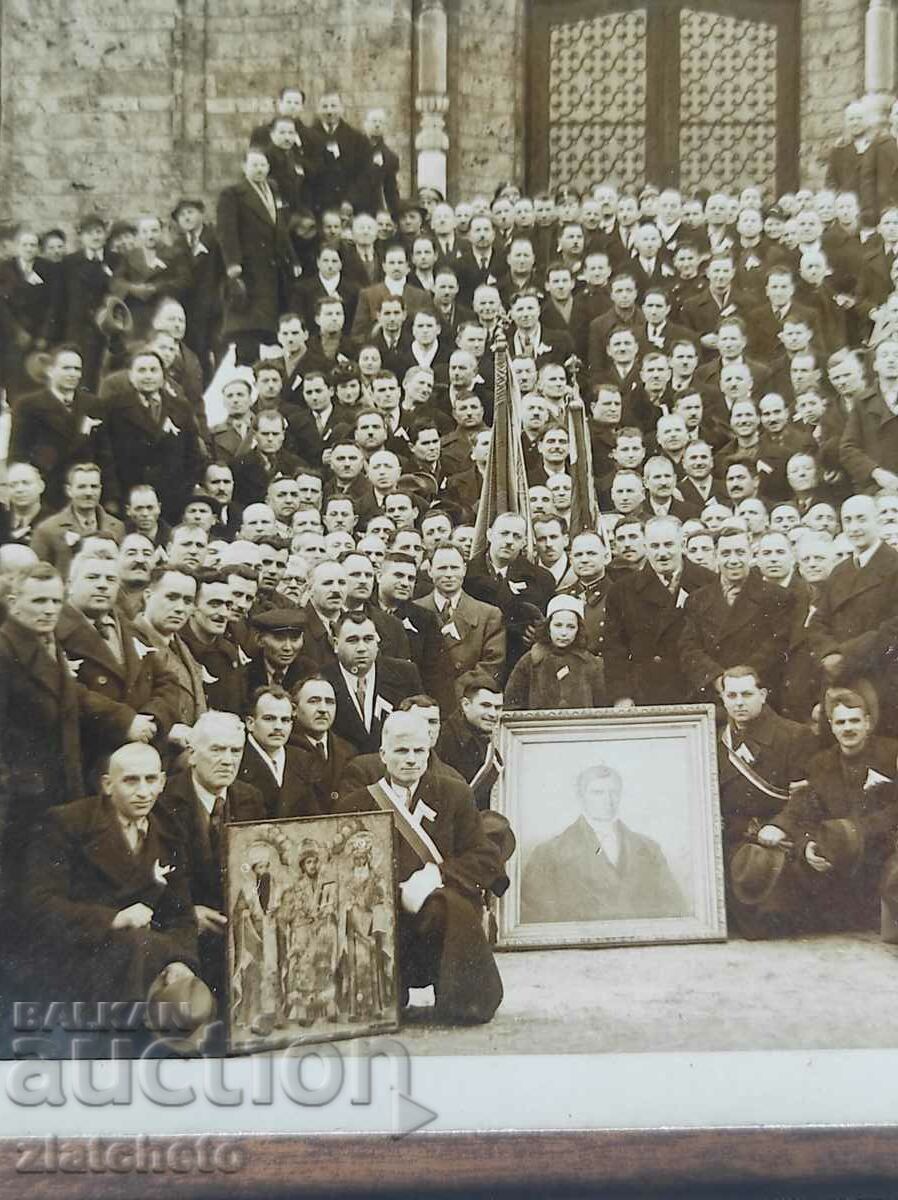 Lot of 4 Old photos - "The Three Saints", the 100th anniversary - 6 Lot of 4 Old photos - "The Three Saints", the 100th anniversary - 6