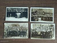 Lot of 4 Old photos - "The Three Saints", the 100th anniversary