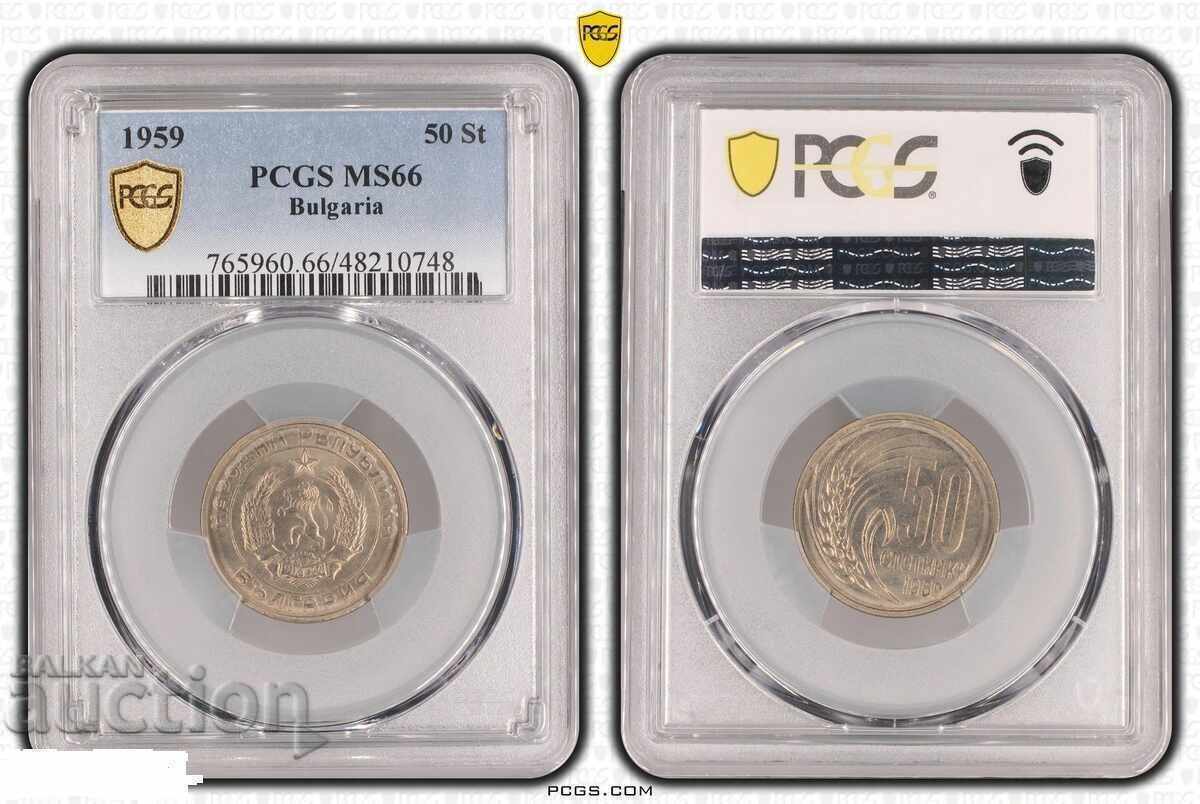 50 Cents 1959 MS66 50 Cents 1959 MS66