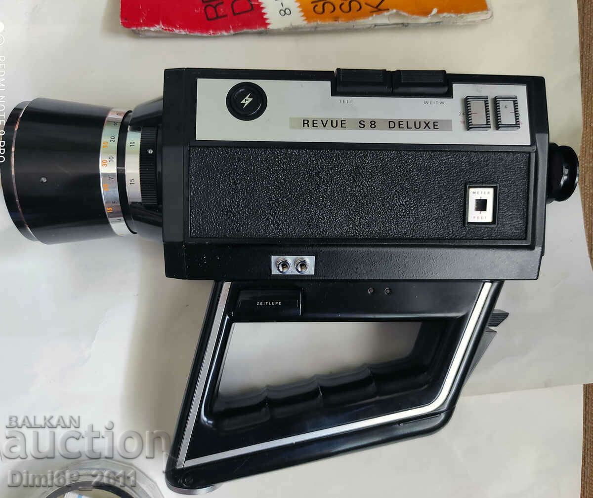 Revue S8 Sound Deluxe Super 8mm Retro Camera - 6