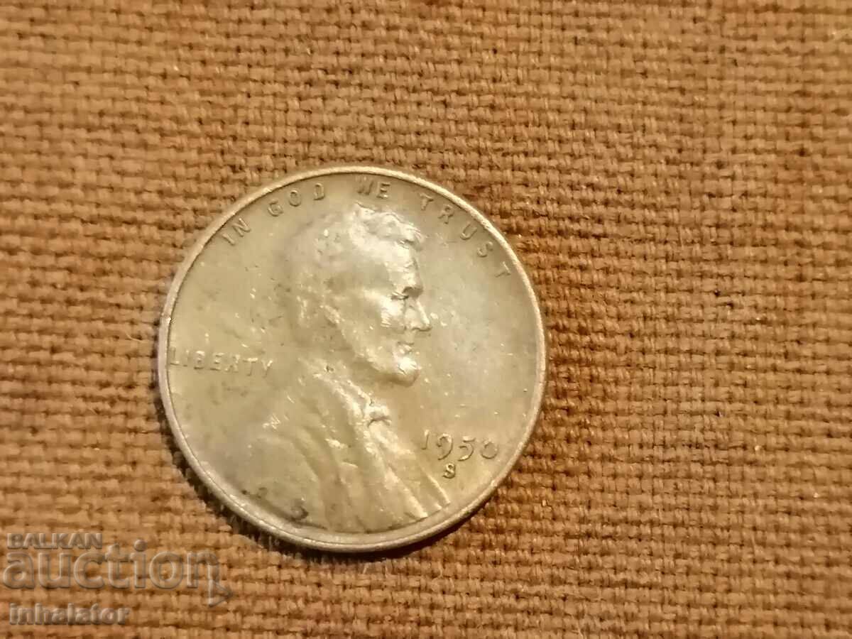 1950 S 1 Cent US