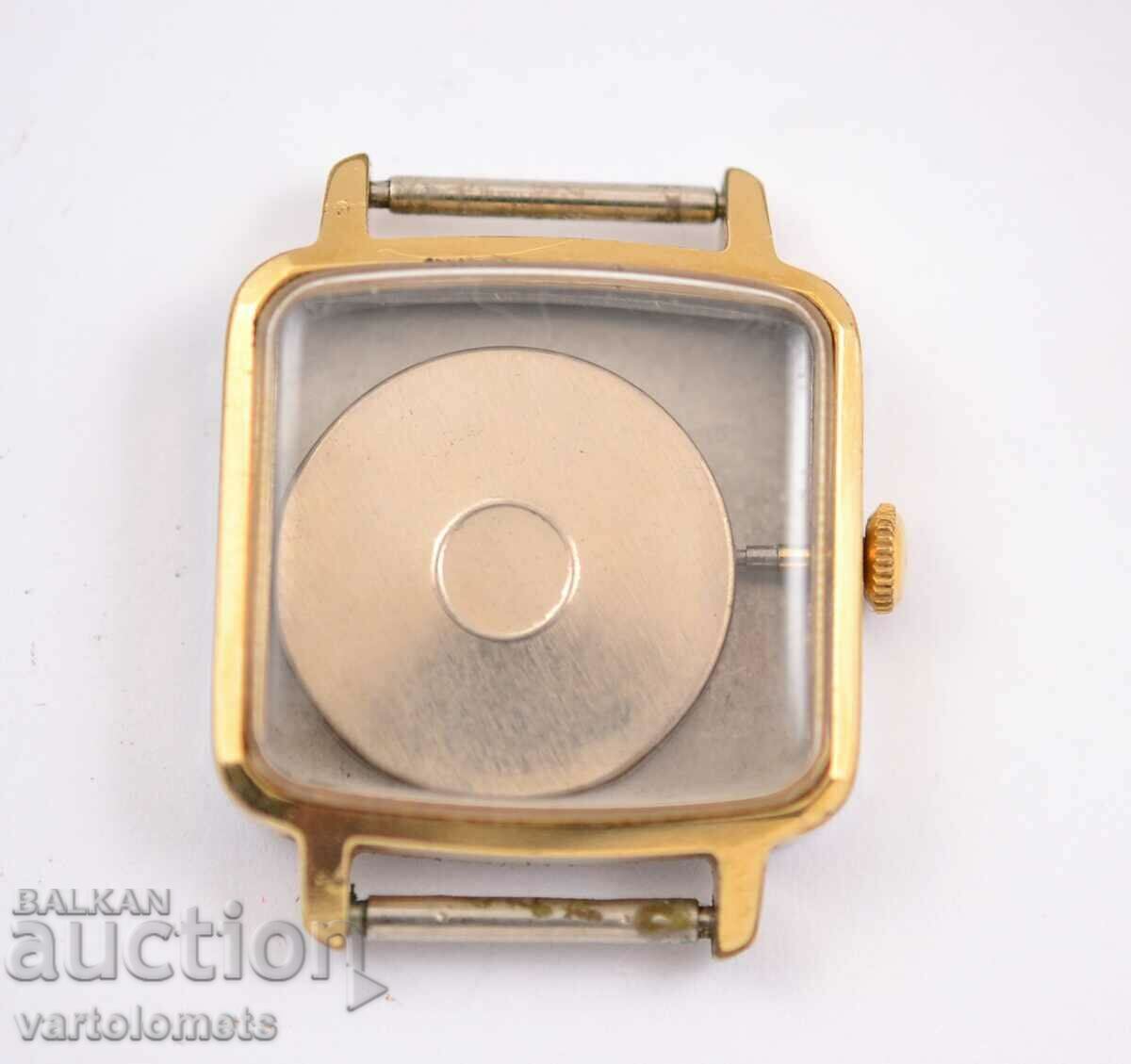 ZARYA watch case with gold plating