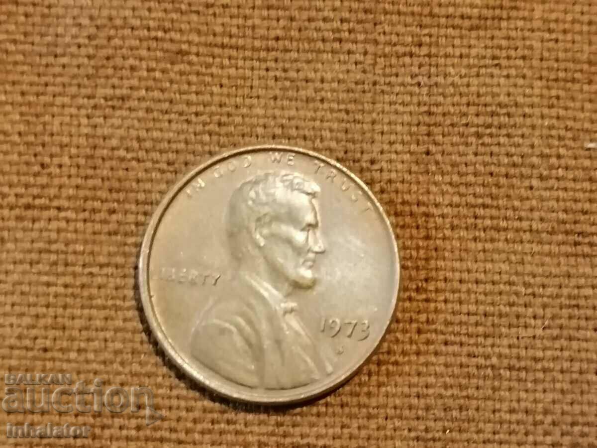 1973 S 1 Cent ΗΠΑ