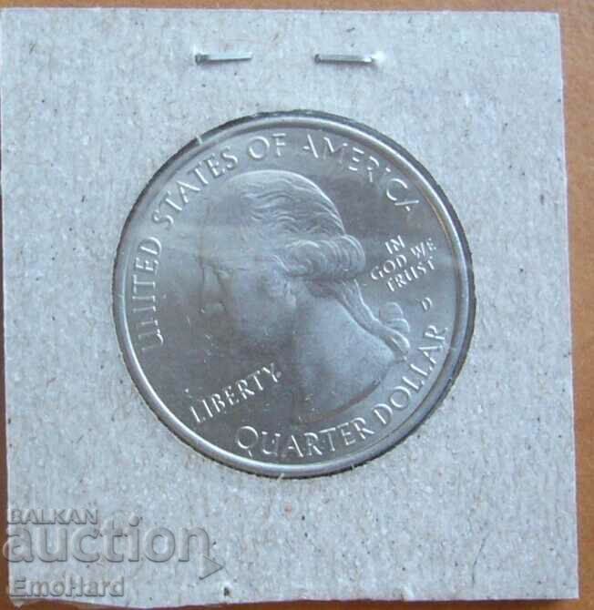 USA America the Beautiful 1/4 Dollar 2014 Great Smoky Mountai D με τιμή 2.50 BGN | € 1.28 USA America the Beautiful 1/4 Dollar 2014 Great Smoky Mountai D με τιμή 2.50 BGN | € 1.28