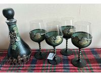 Set de vin pentru 4 persoane - nou