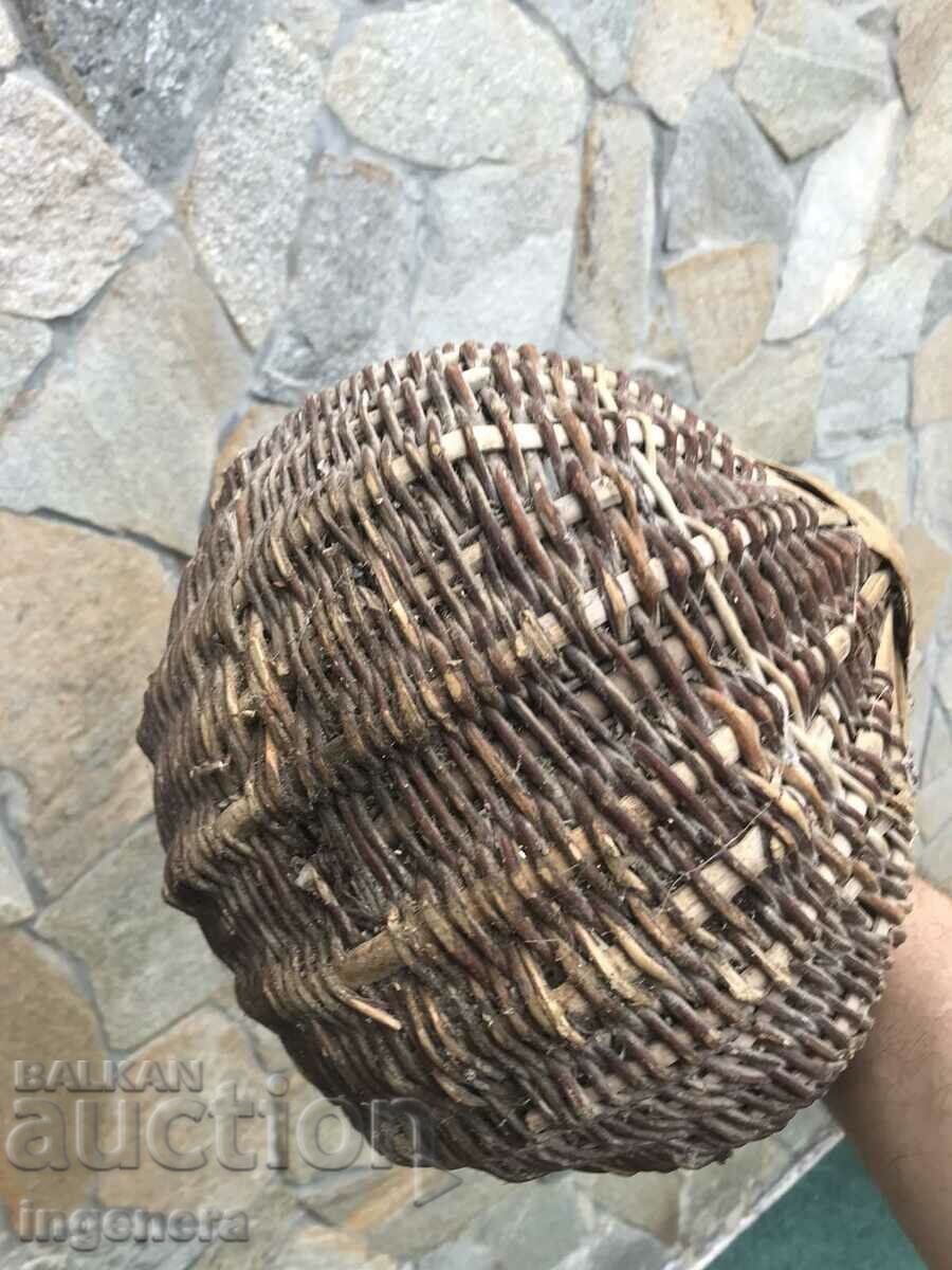 BASKET WICKED BASKET ANTIQUE - 5 BASKET WICKED BASKET ANTIQUE - 5