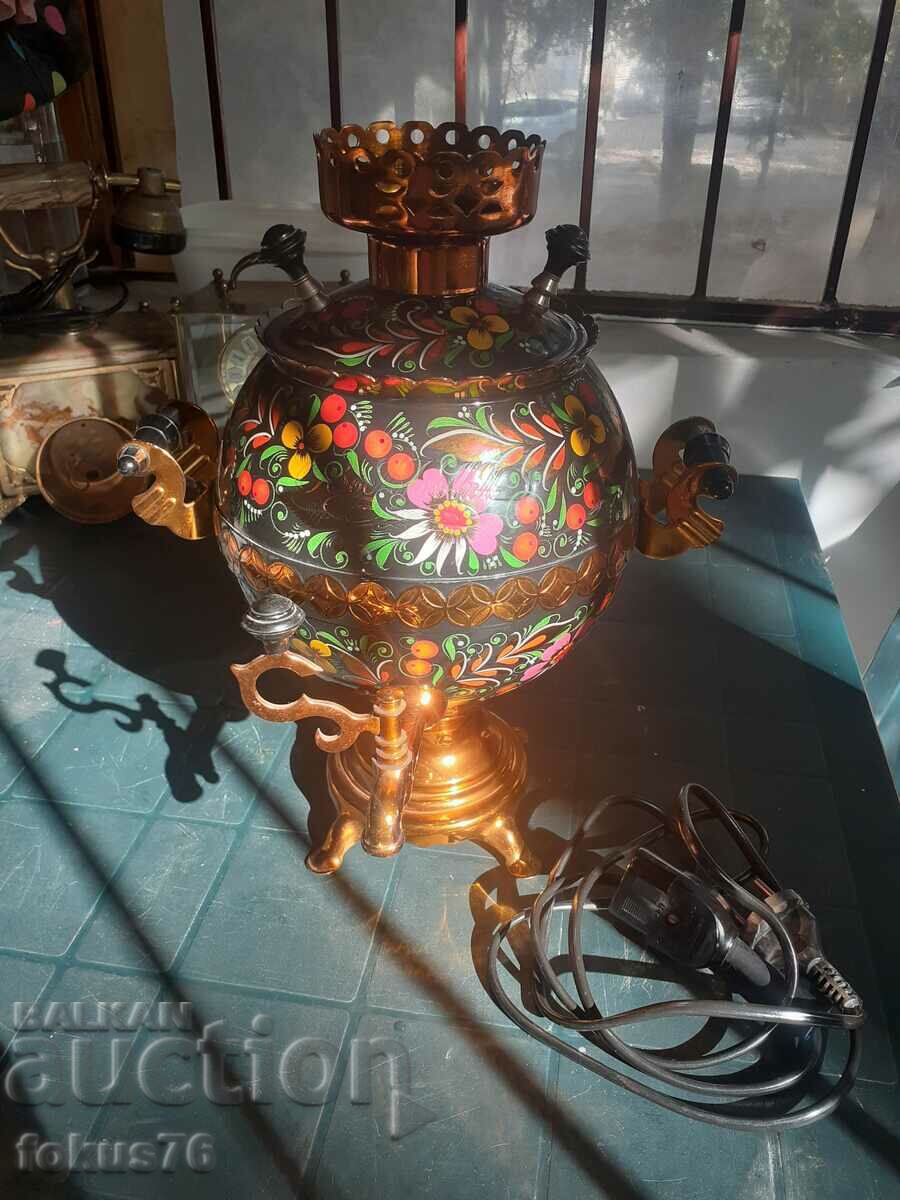 A great hand-painted Russian samovar - 5 A great hand-painted Russian samovar - 5