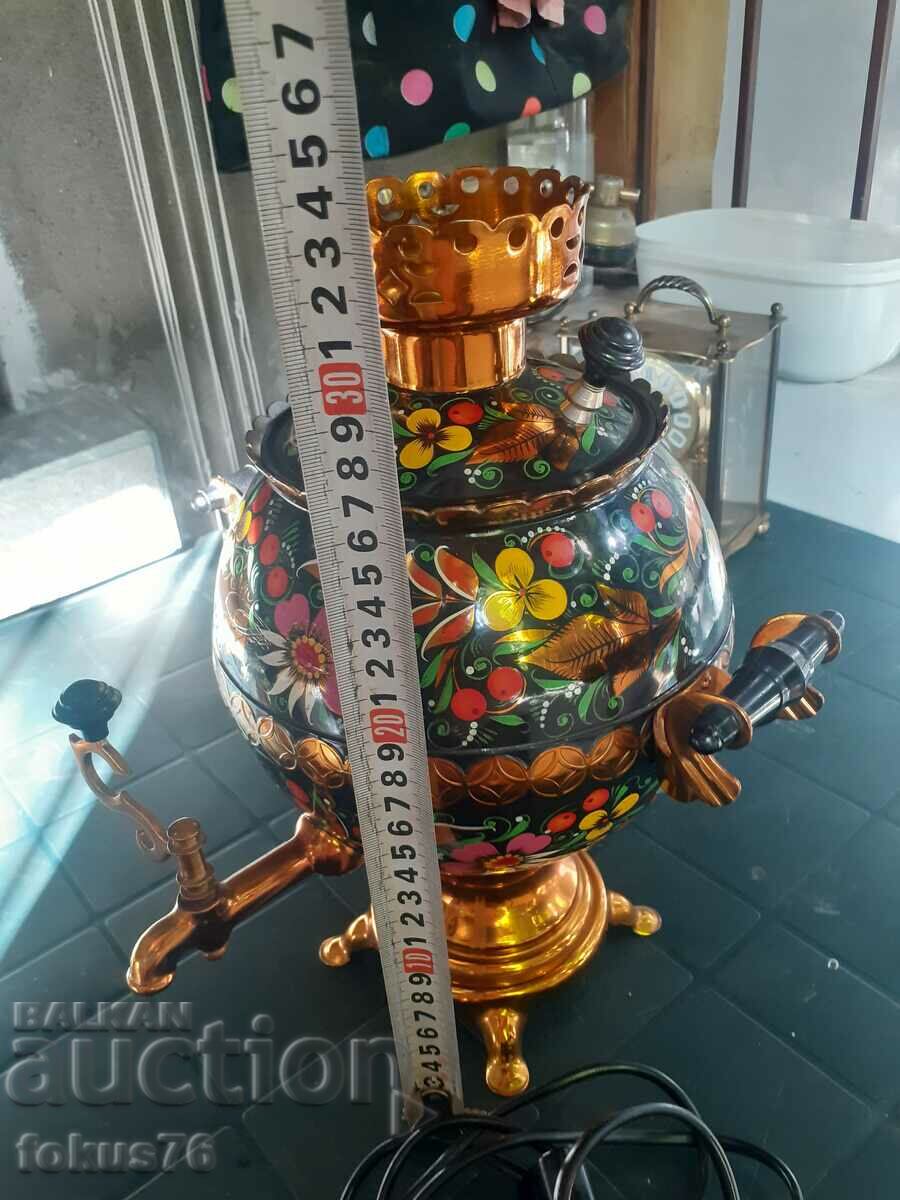 A great hand-painted Russian samovar - 6 A great hand-painted Russian samovar - 6