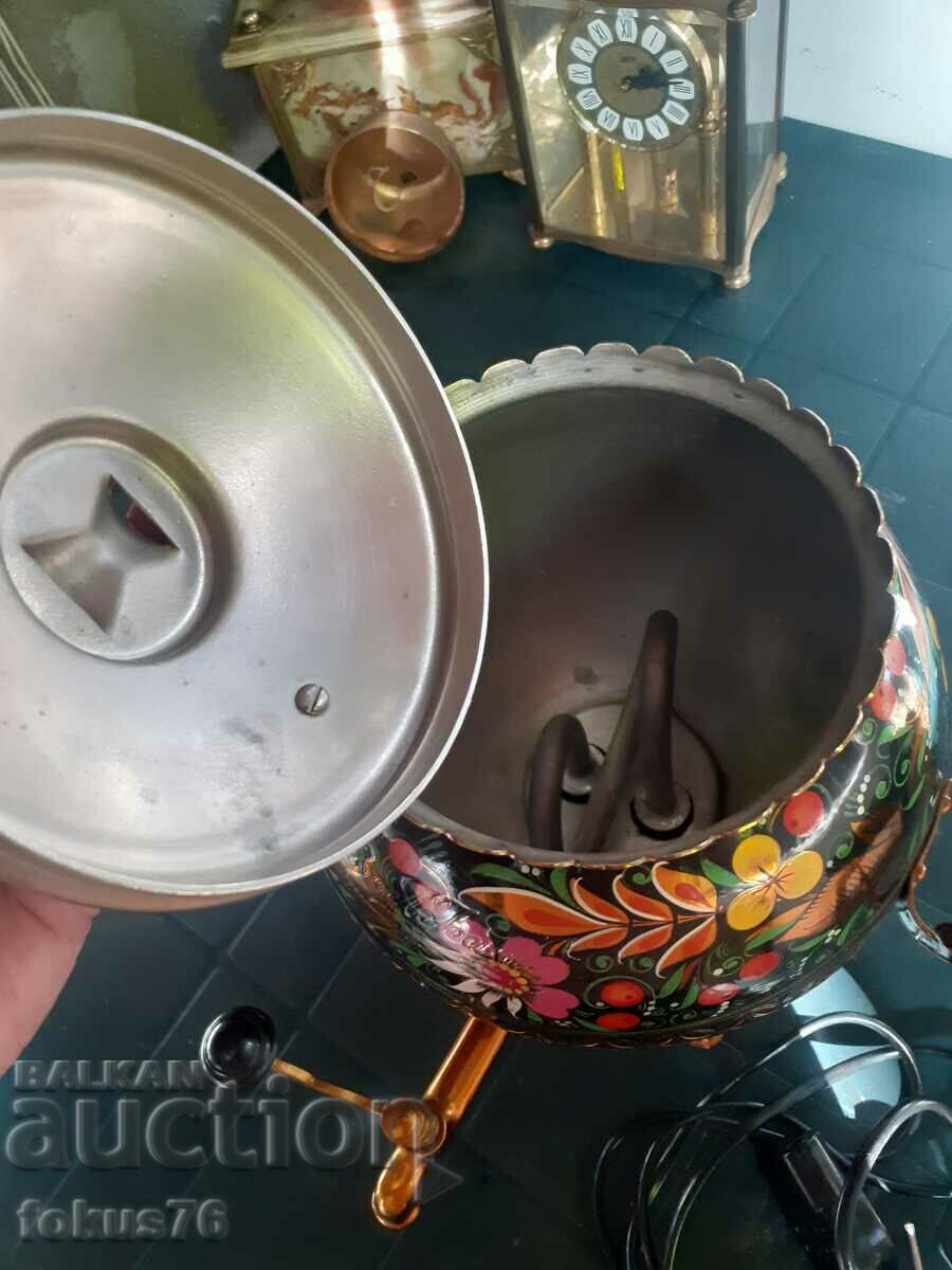 A great hand-painted Russian samovar - 7 A great hand-painted Russian samovar - 7
