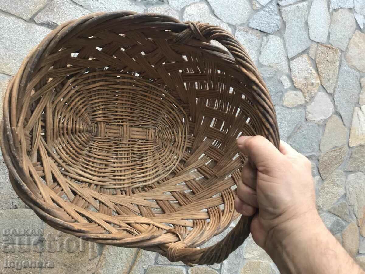 BASKET WICKED BASKET ANTIQUE - 6 BASKET WICKED BASKET ANTIQUE - 6