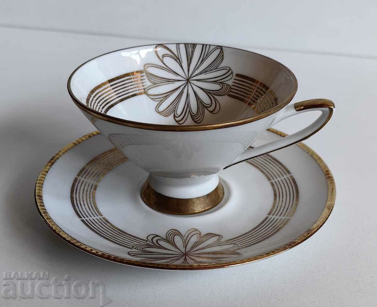 DOUBLE SET COFFEE COFFEE TEA MARKED with price 25.00 BGN | € 12.78 DOUBLE SET COFFEE COFFEE TEA MARKED with price 25.00 BGN | € 12.78