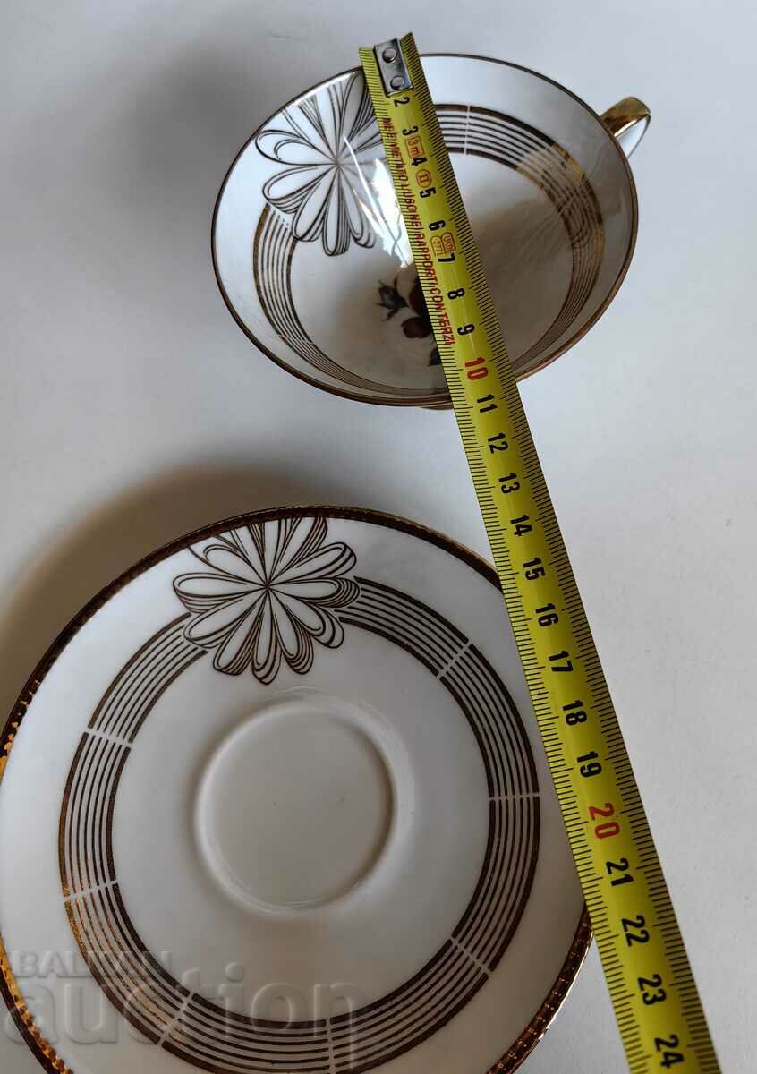 DOUBLE SET COFFEE COFFEE TEA MARKED - 5 DOUBLE SET COFFEE COFFEE TEA MARKED - 5