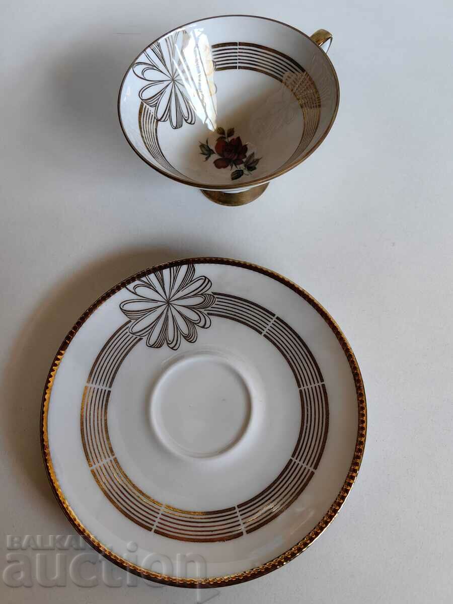 DOUBLE SET COFFEE COFFEE TEA MARKED - 7 DOUBLE SET COFFEE COFFEE TEA MARKED - 7