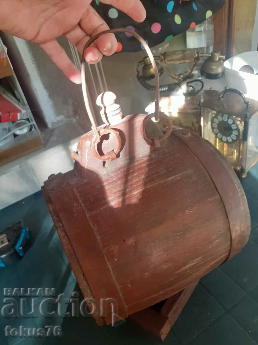 Old water barrel barrel barrel barrel primitive with stand with price 180.00 BGN | € 92.03 Old water barrel barrel barrel barrel primitive with stand with price 180.00 BGN | € 92.03