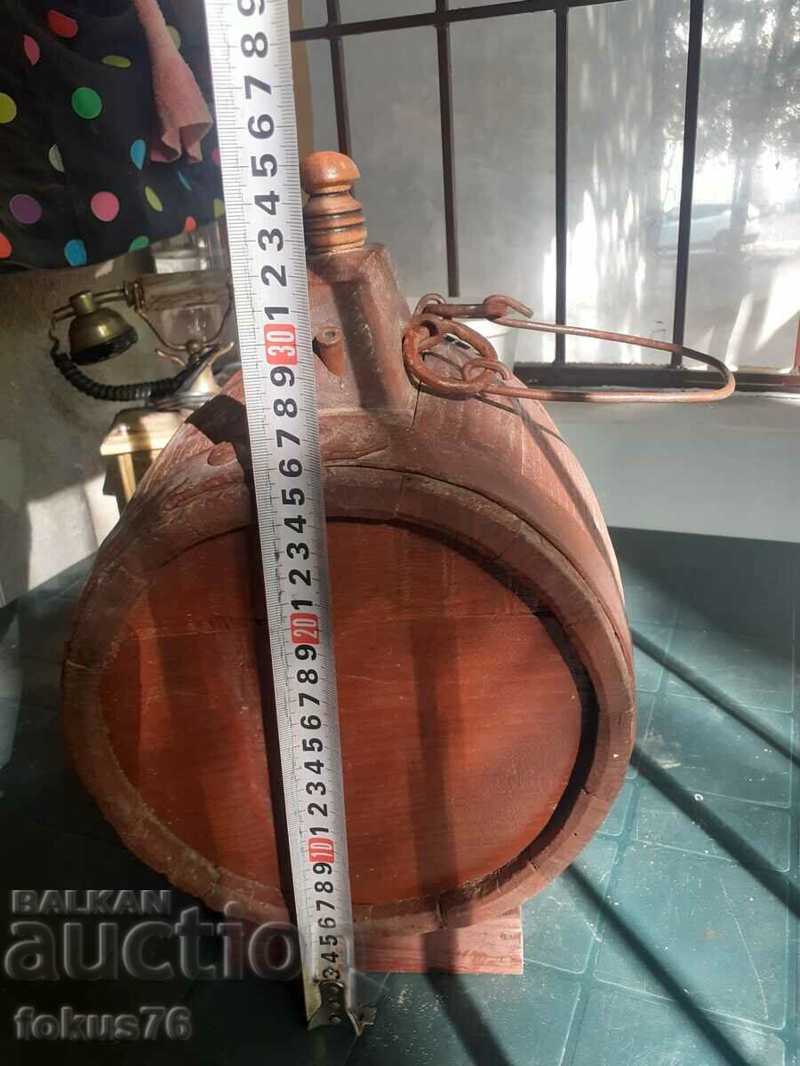 Old water barrel barrel barrel barrel primitive with stand - 6 Old water barrel barrel barrel barrel primitive with stand - 6
