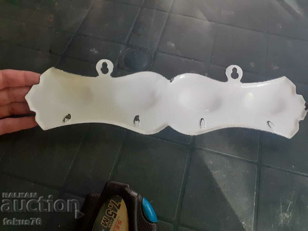 Delivery of Old Bulgarian enamel hanger Delivery of Old Bulgarian enamel hanger