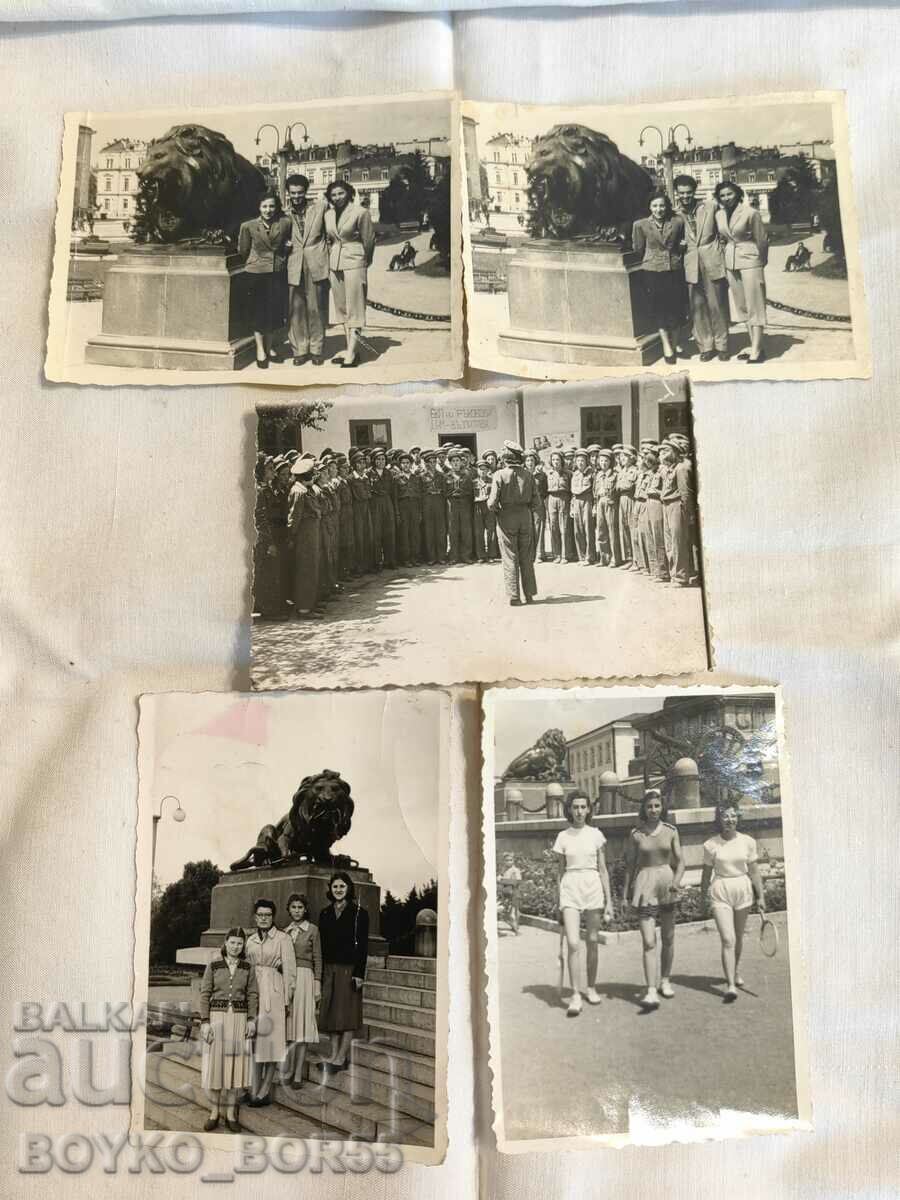 5 pcs. Old Photos Ruse 1950s.