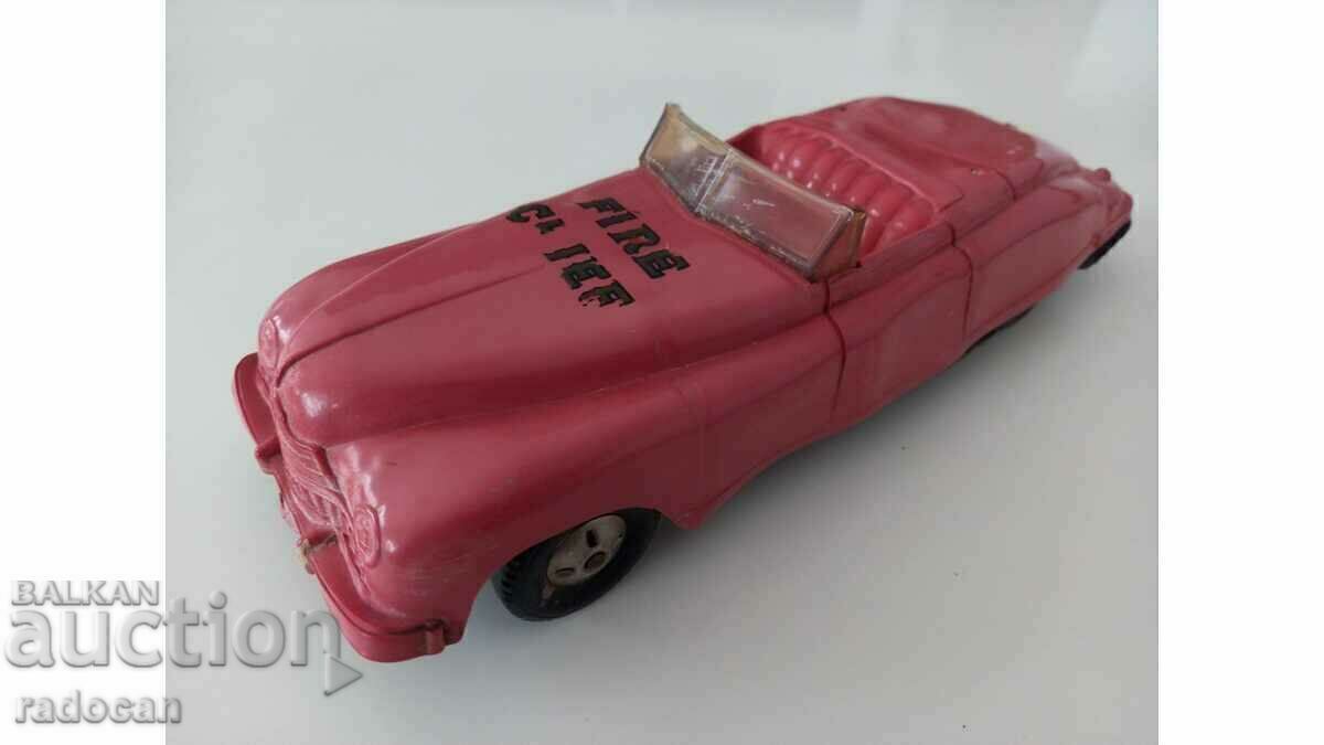 Old Bakelite American toy trolley, 25 cm. Old Bakelite American toy trolley, 25 cm.