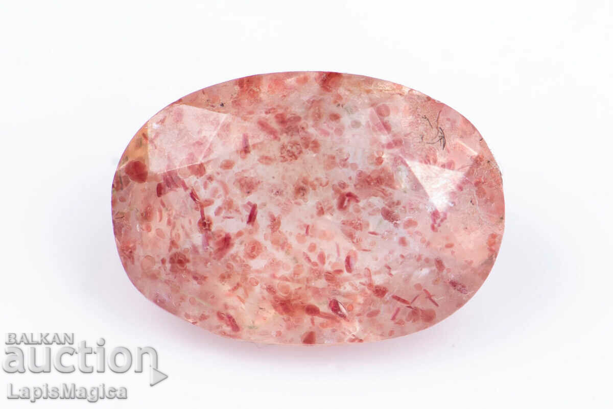 Strawberry Quartz 0.73ct 7x5mm Oval Cut #3