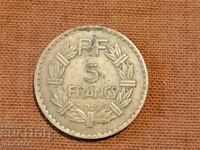 1940 5 franci