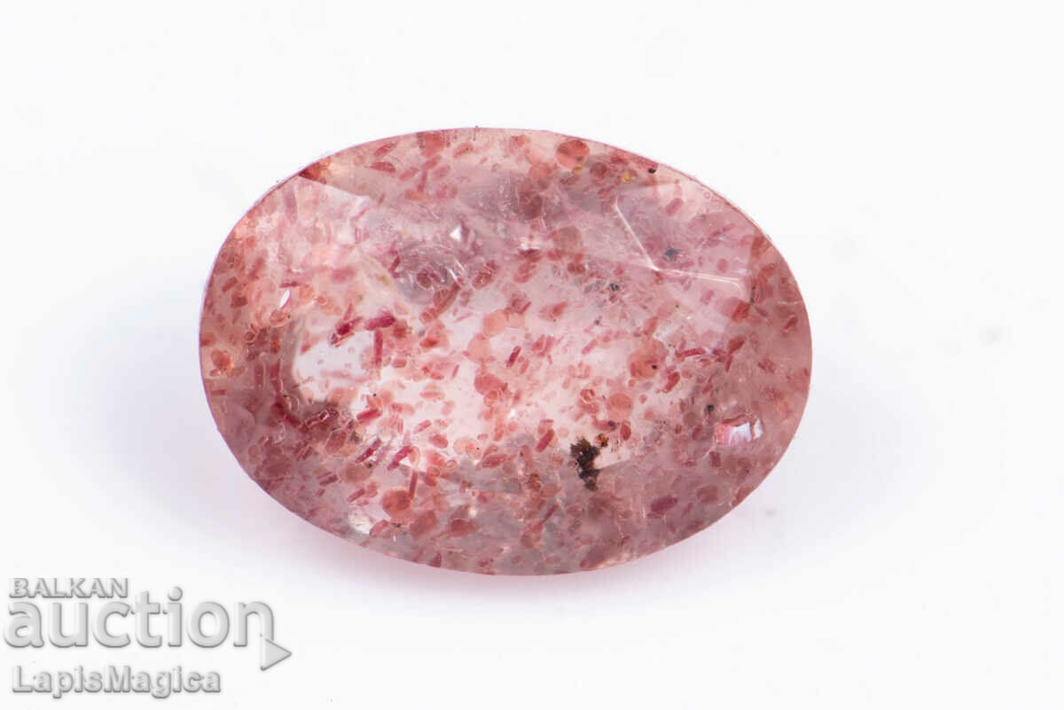 Strawberry Quartz 0.92ct 7x5mm Oval Cut #5