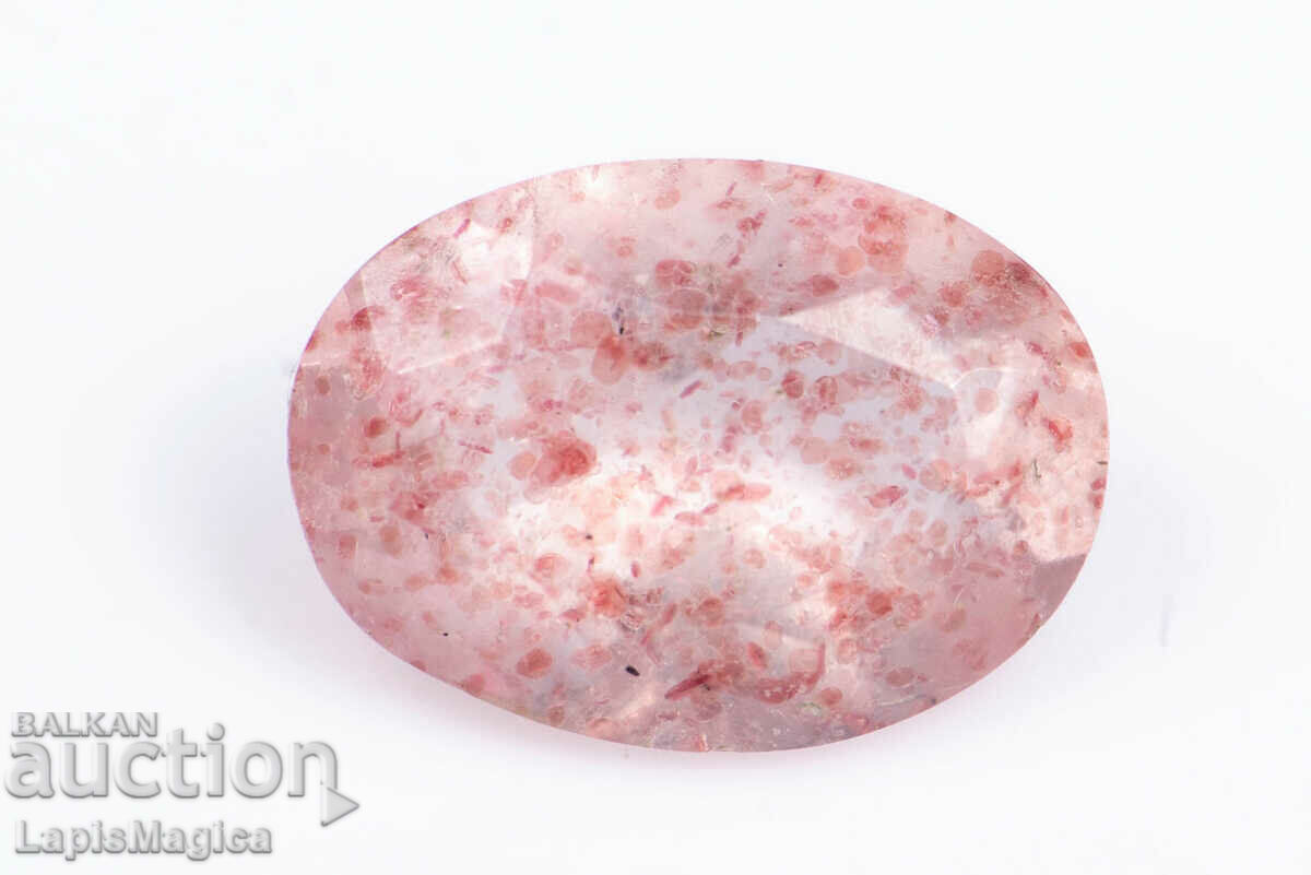 Strawberry Quartz 0.66ct 7x5mm Oval Cut #9