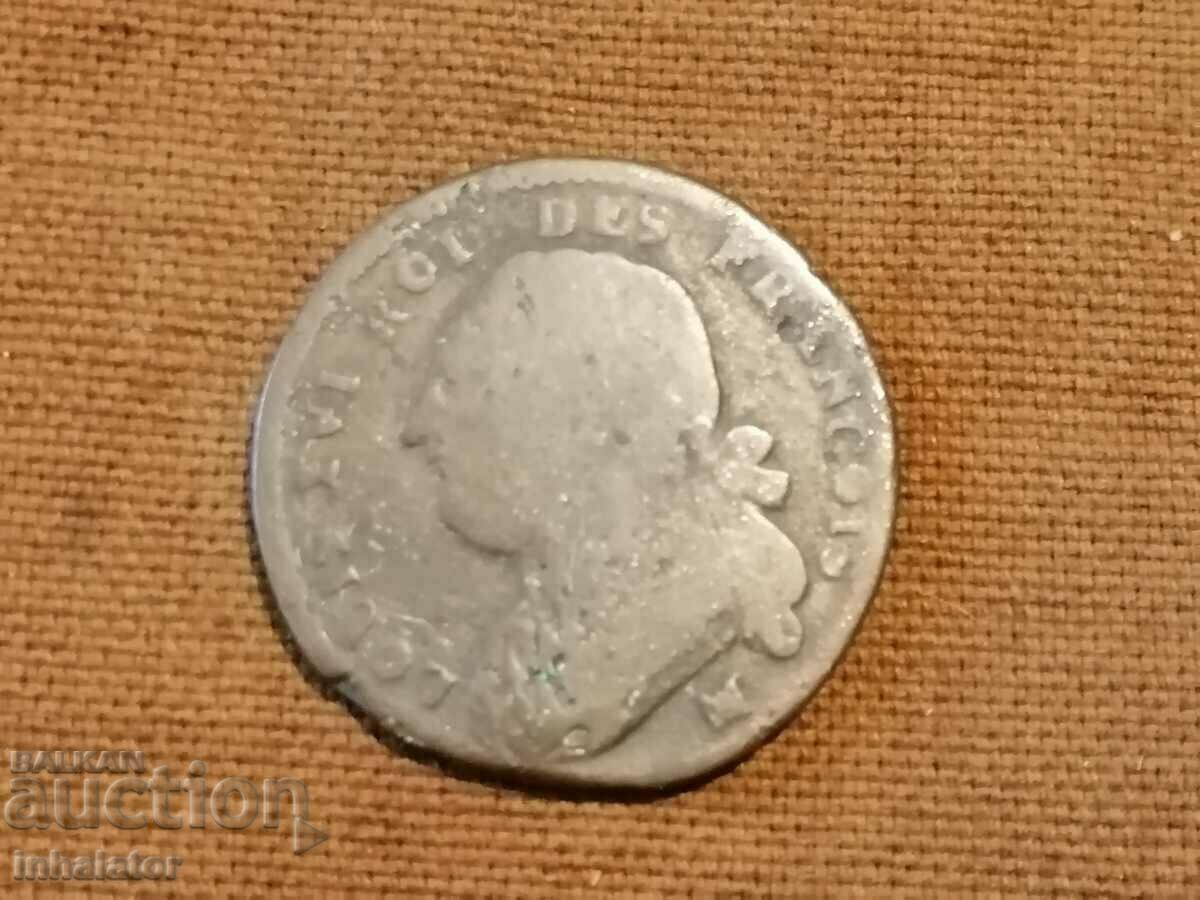 1772 - 92 old French coin