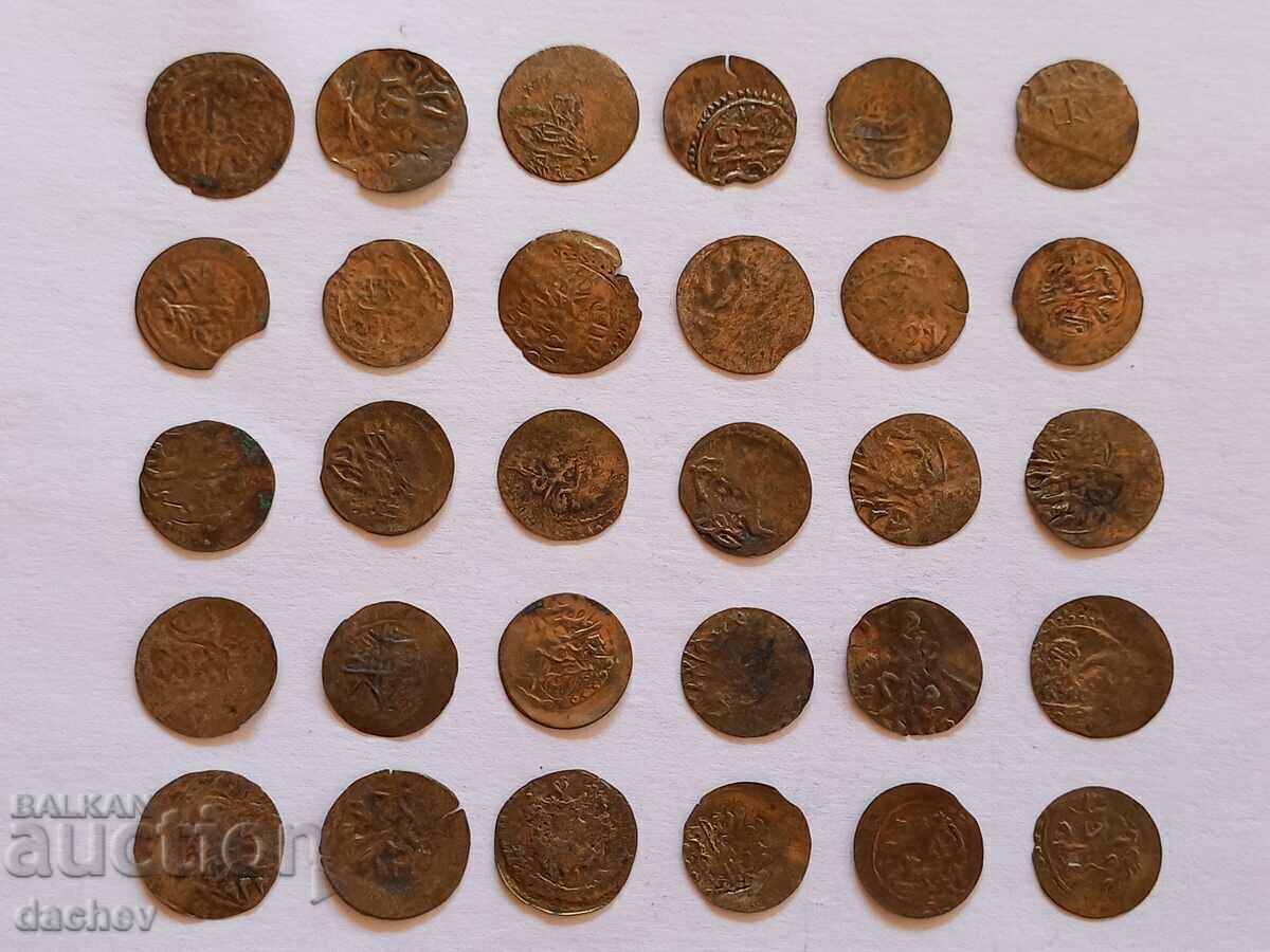 Lot 30 buc. HELLO Monede turcești de argint Monede de argint din Turcia