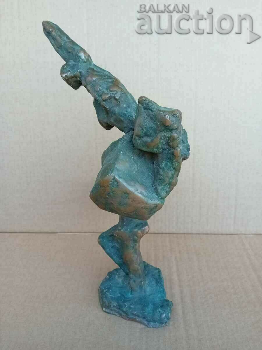 Auction Statuette figure Bagashti plastic sculpture NRB 60s 70s Auction Statuette figure Bagashti plastic sculpture NRB 60s 70s
