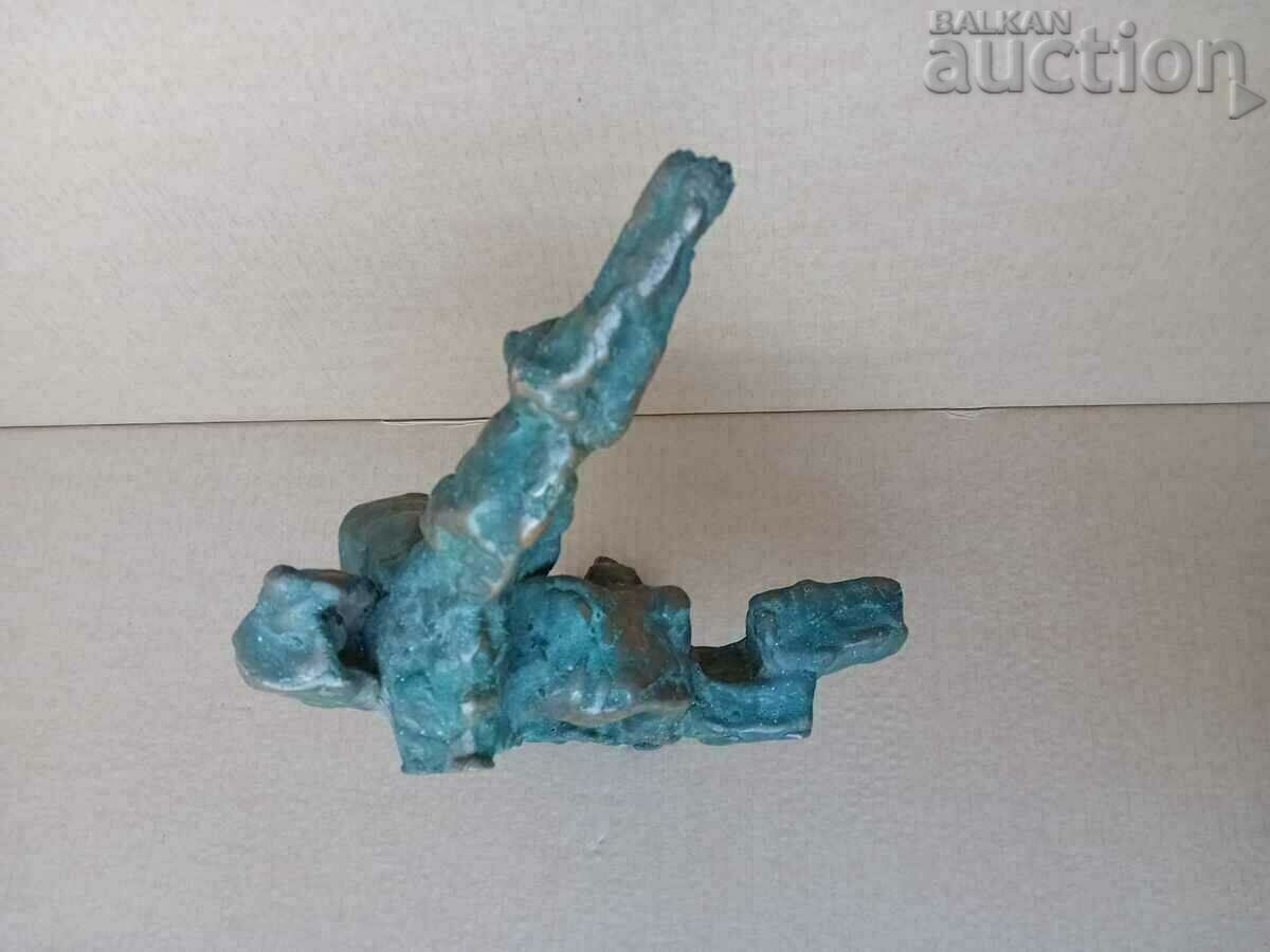 Statuette figure Bagashti plastic sculpture NRB 60s 70s - 5 Statuette figure Bagashti plastic sculpture NRB 60s 70s - 5