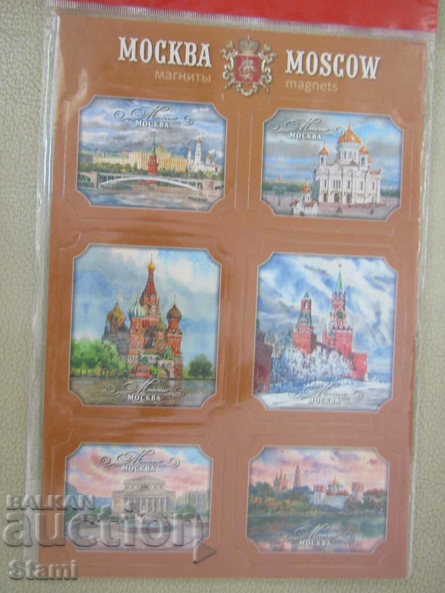 Set of magnets from Moscow, Russia-series-5