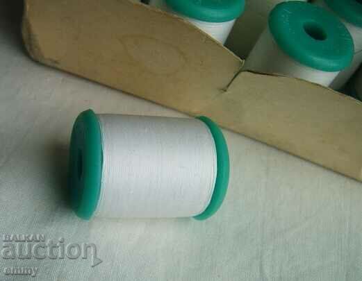 Old Sotsa machine threads - 12 in a box, white with price 24.00 BGN | € 12.27 Old Sotsa machine threads - 12 in a box, white with price 24.00 BGN | € 12.27