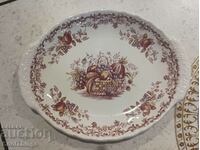 Porcelain marked saucer