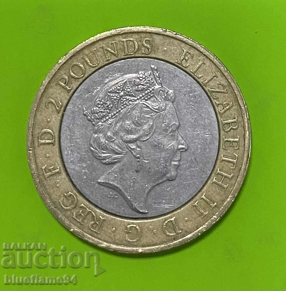 2 Pound Great Britain 2016 with price 9.00 BGN | € 4.60 2 Pound Great Britain 2016 with price 9.00 BGN | € 4.60