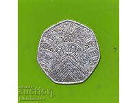 50 pence Marea Britanie 2022