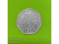 50 pence Marea Britanie 2010