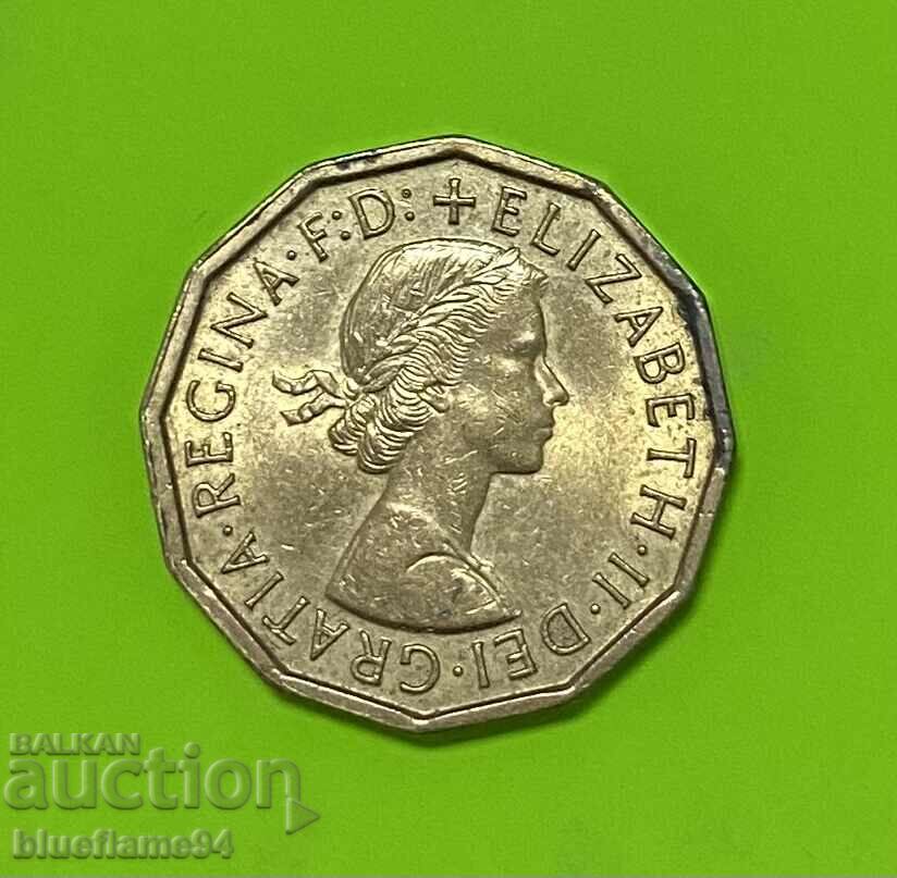 3p Great Britain 1962 with price 8.00 BGN | € 4.09