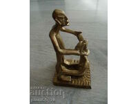 No.*7656 old metal bronze figure / statuette / plastic